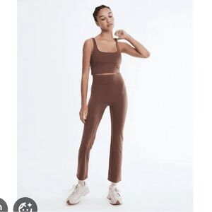 ALL ACCESS Harmony Flare Leggings in Cappuccino